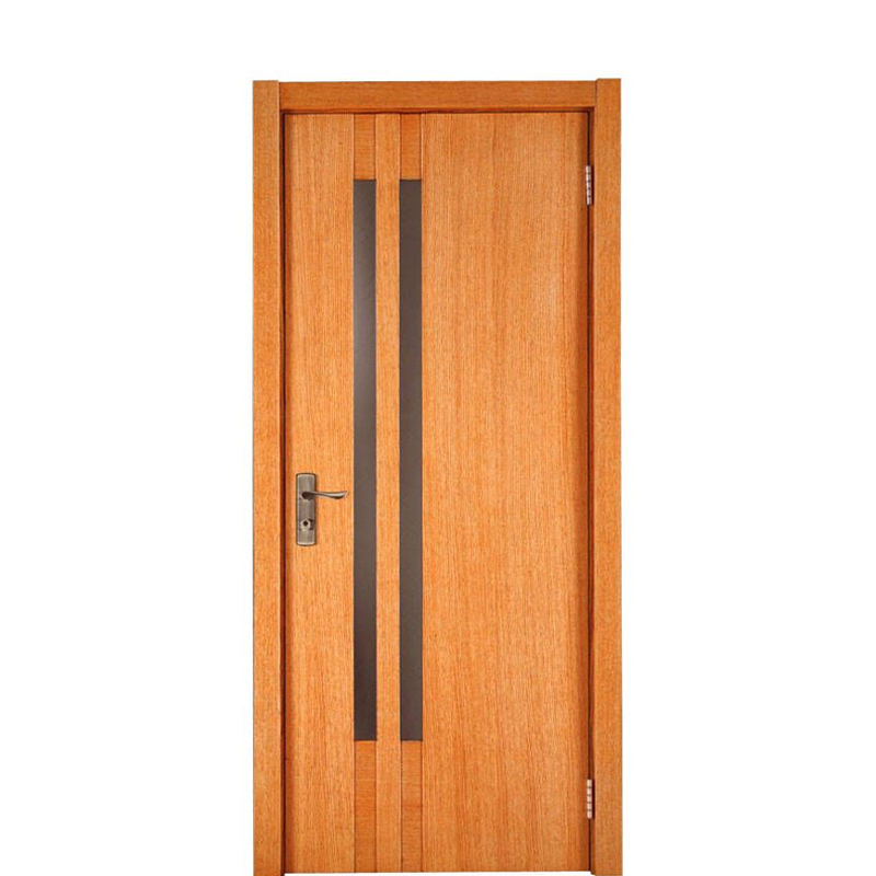 Puerta natural de madera maciza