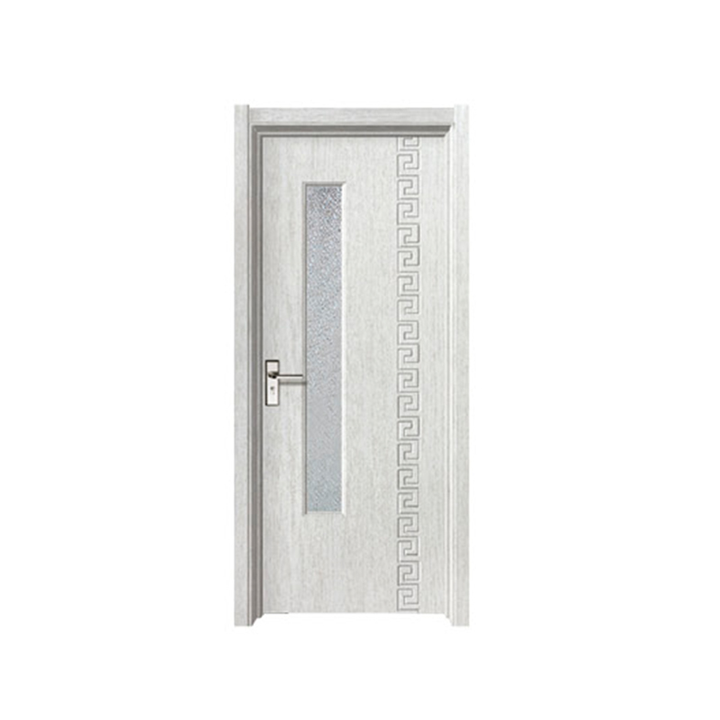 SPM-8129 Patrón de vidrio blanco PVC MDF Puerta