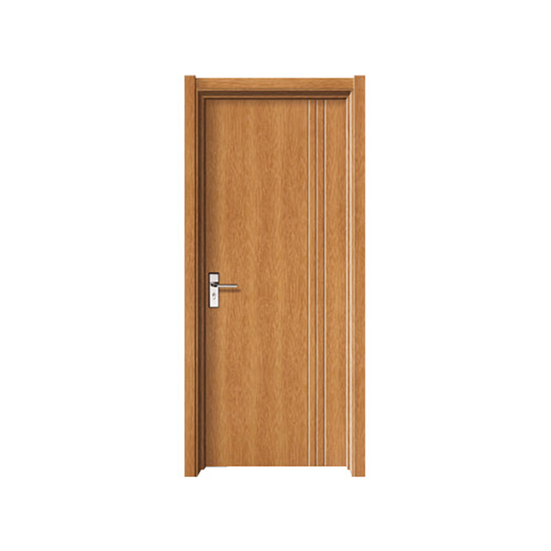 SPM-8087 líneas verticales marrones PVC MDF Puerta