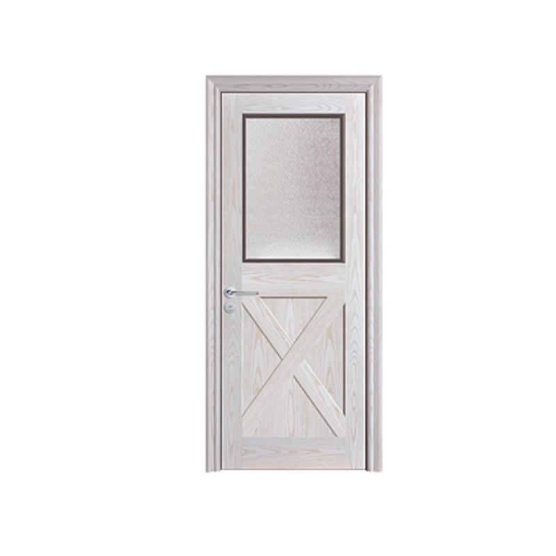 Puerta pintada de chapa de panel gris claro SPK-1060