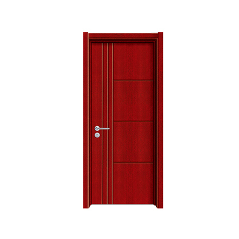 Puerta pintada de Spk-1105 Red Simple LineVeneer