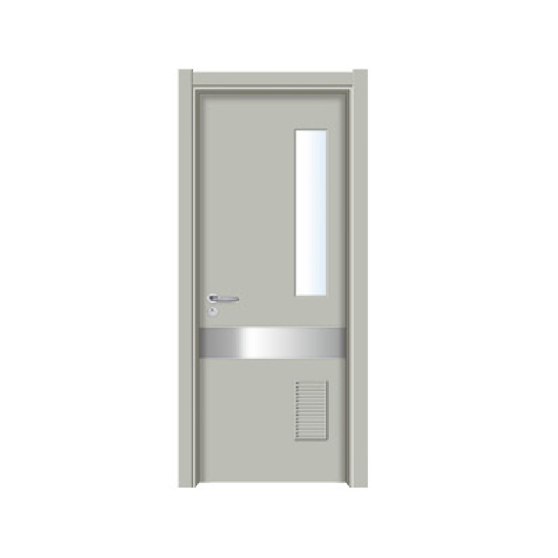 Puerta de melamina de vidrio gráfico MLD-4011