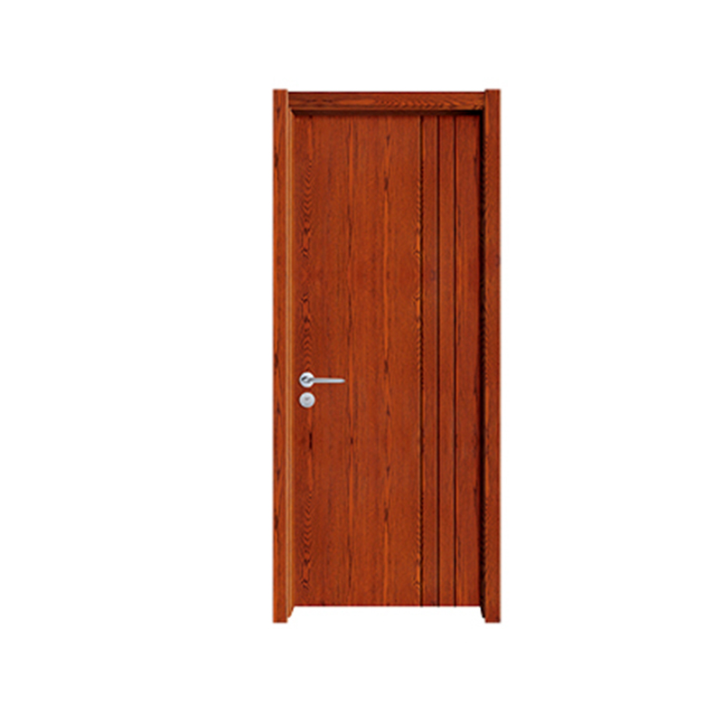 Puerta pintada de chapa de textura de líneas verticales SPK-1101