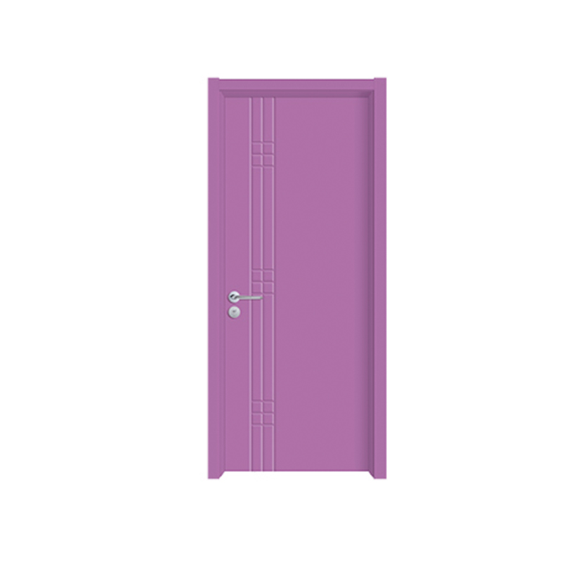 Puerta pintada de chapa morada SPK-1047