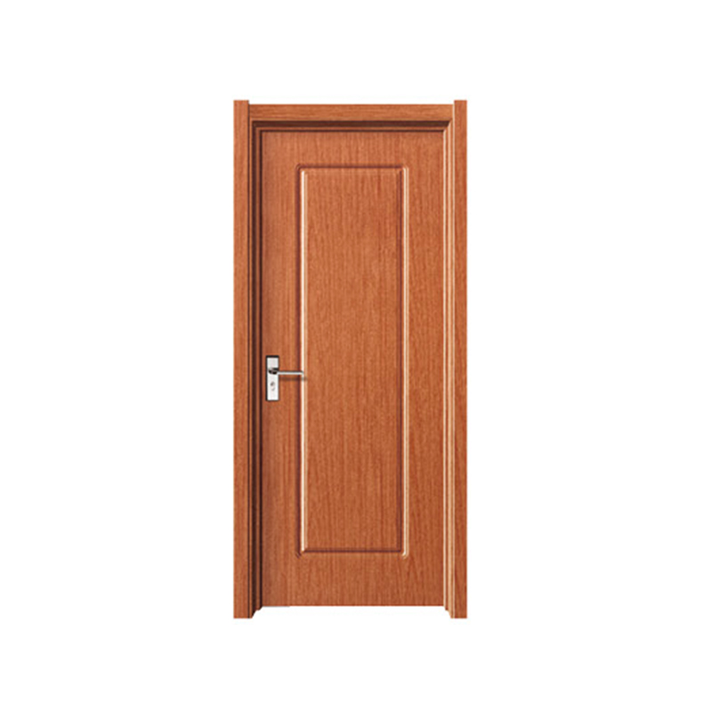 SPM-8061 PUERTA DE MDF PVC marrón simple