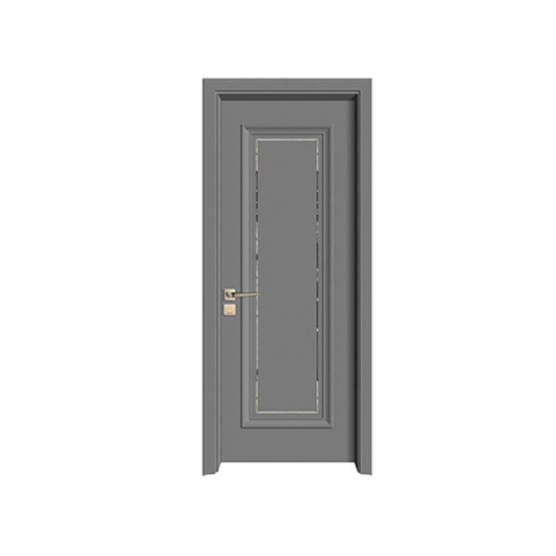 Puerta pintada de chapa SPK-1025 Líneas reflectantes