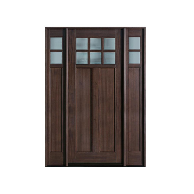 NSW-ESD-02 Ventana superior Puerta de madera maciza natural